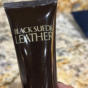 Men AVON Black Suede Leather After Shave Conditioner/Aftershave Full Size 3.4 oz